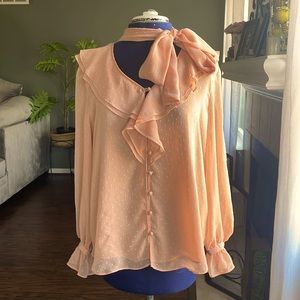 NWT Ann Taylor Ruffled Blouse